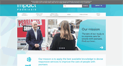 Desktop Screenshot of impactpsoriasis.org.uk